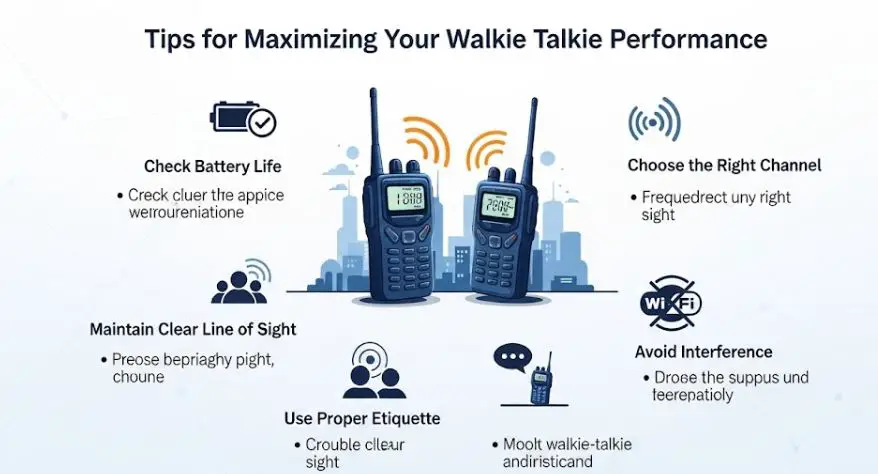 Tips for Maximizing Your Walkie Talkie Performance