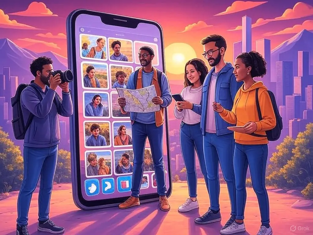 User-Specific Scenarios on geo tag photo app