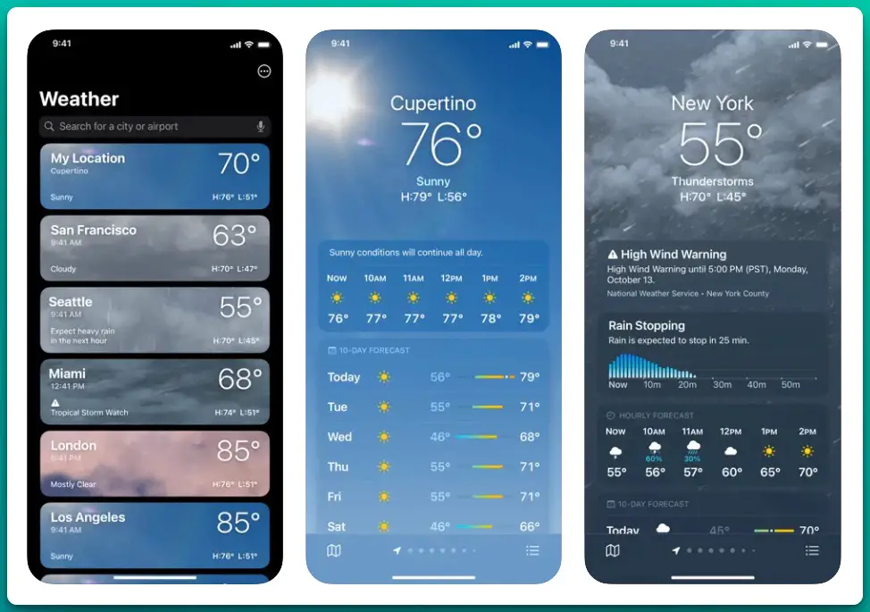Best Weather Widgets for iPhone
