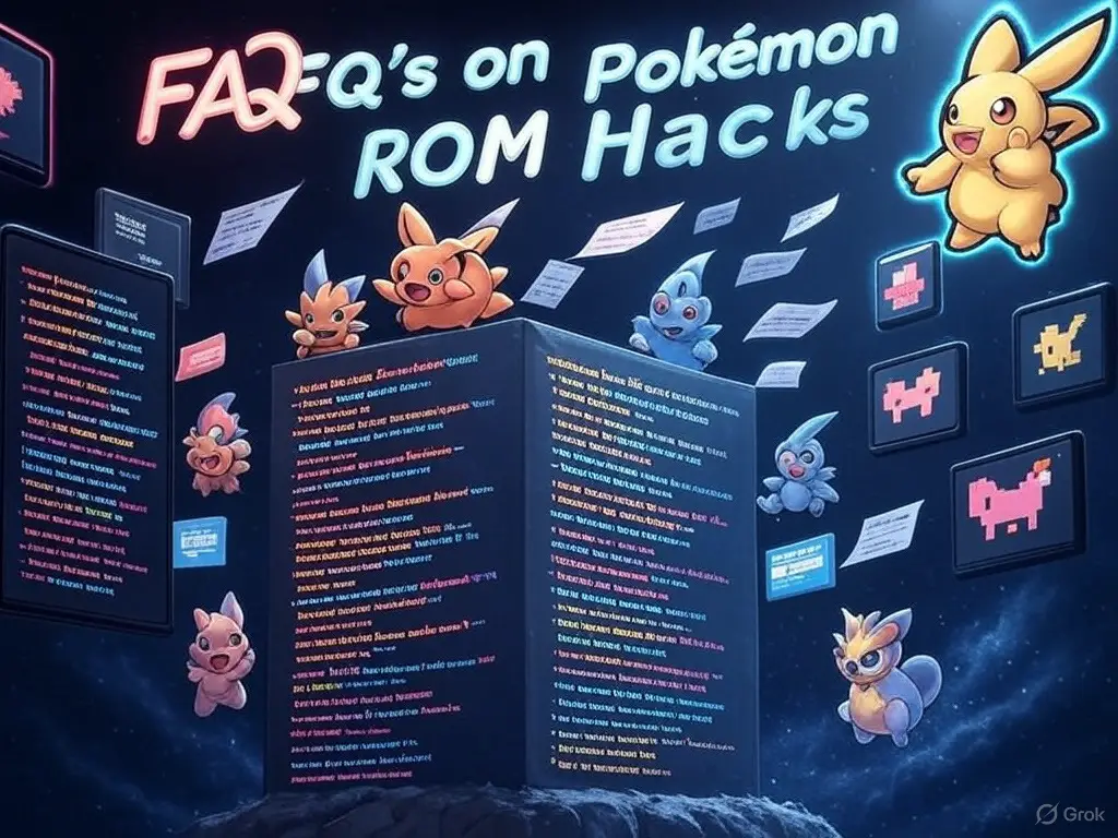 FAQ's on Pokémon ROM hacks
