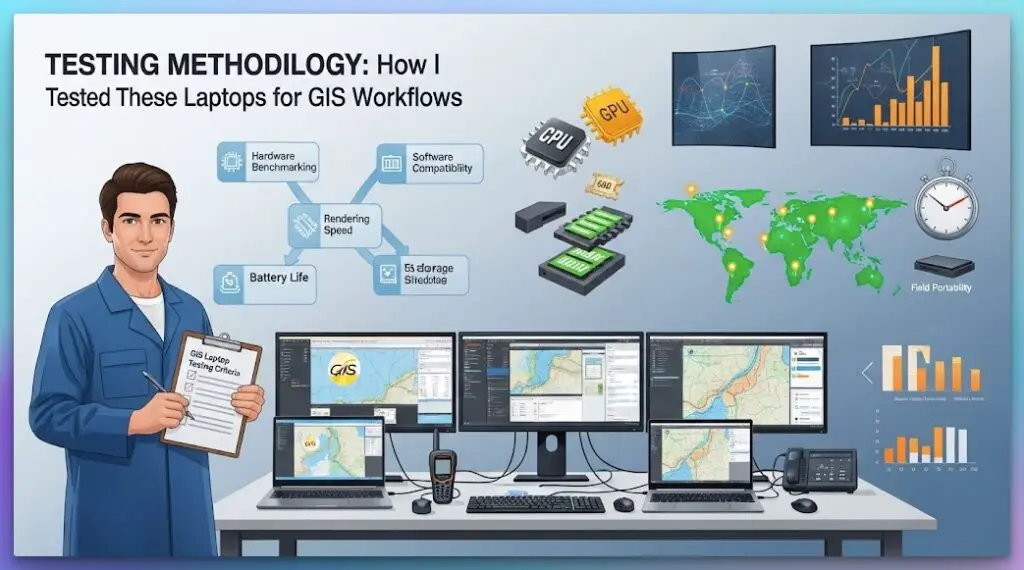 How I tested these Laptops for Gis Workflows