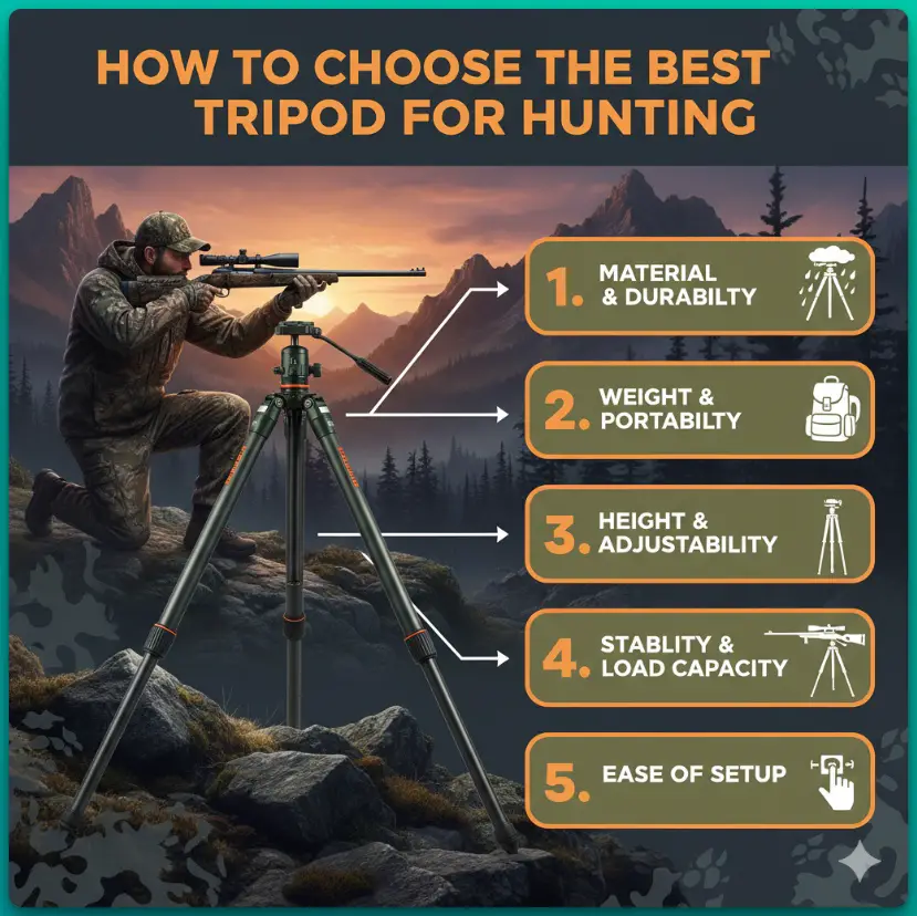 How to Choose the Best Tripod for Hunting
