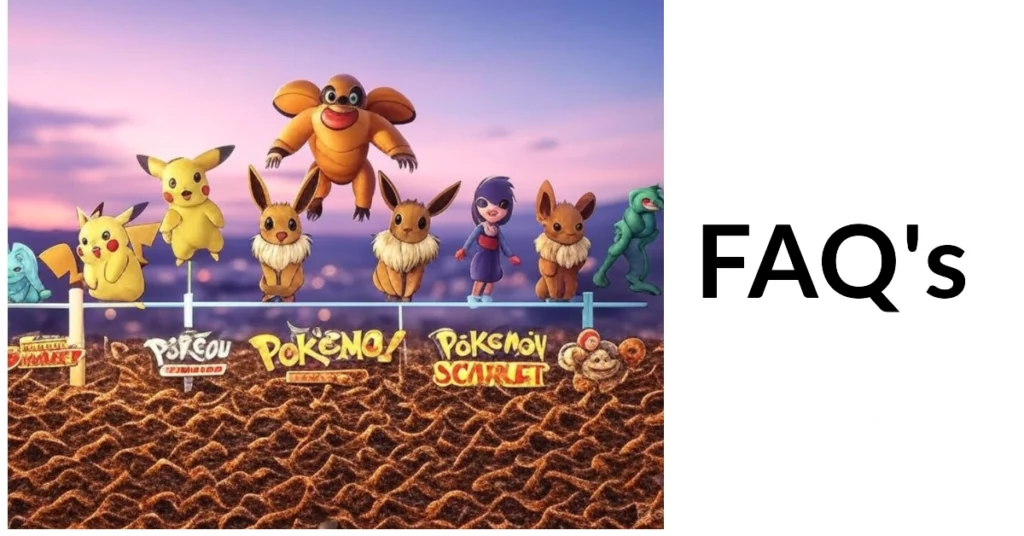 Pokemon Games in Order faq's