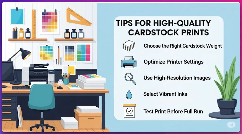 Tips for High-Quality Cardstock Prints