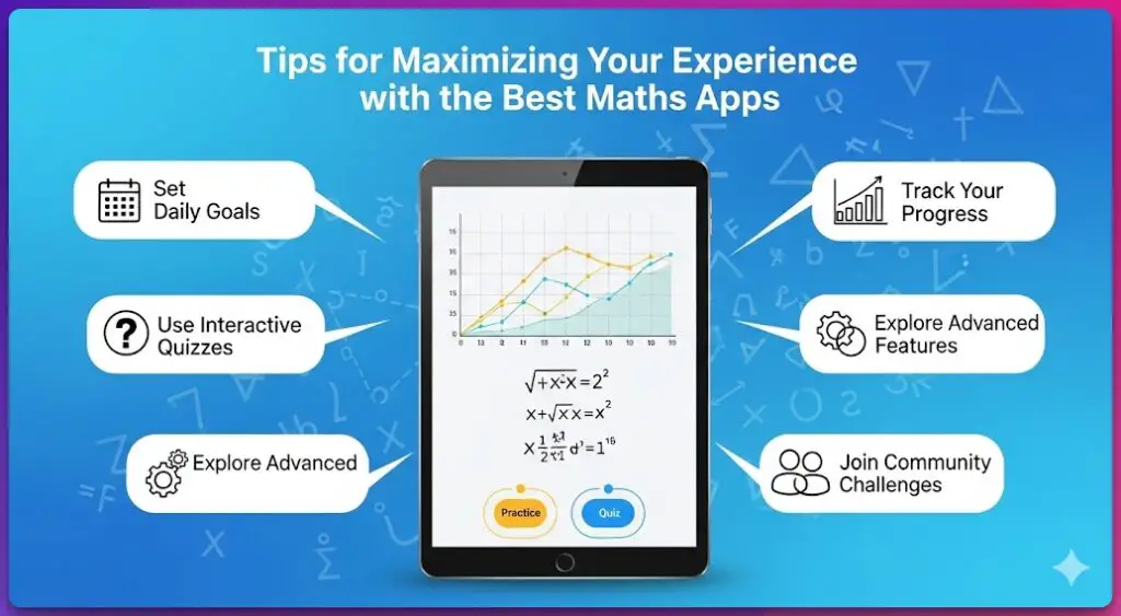 Tips for Maximizing Your Experience with the Best Maths Apps
