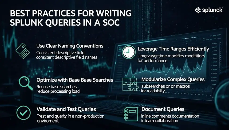 Best Practices for Writing Splunk Queries in a SOC Environment