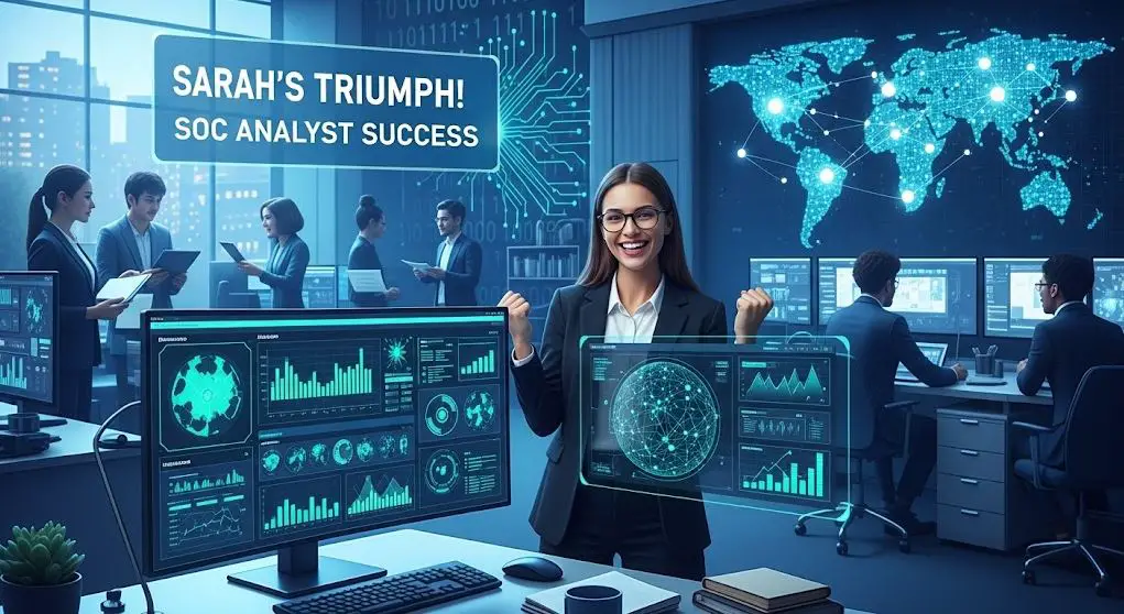How Sarah Aced Her SOC Analyst Interview