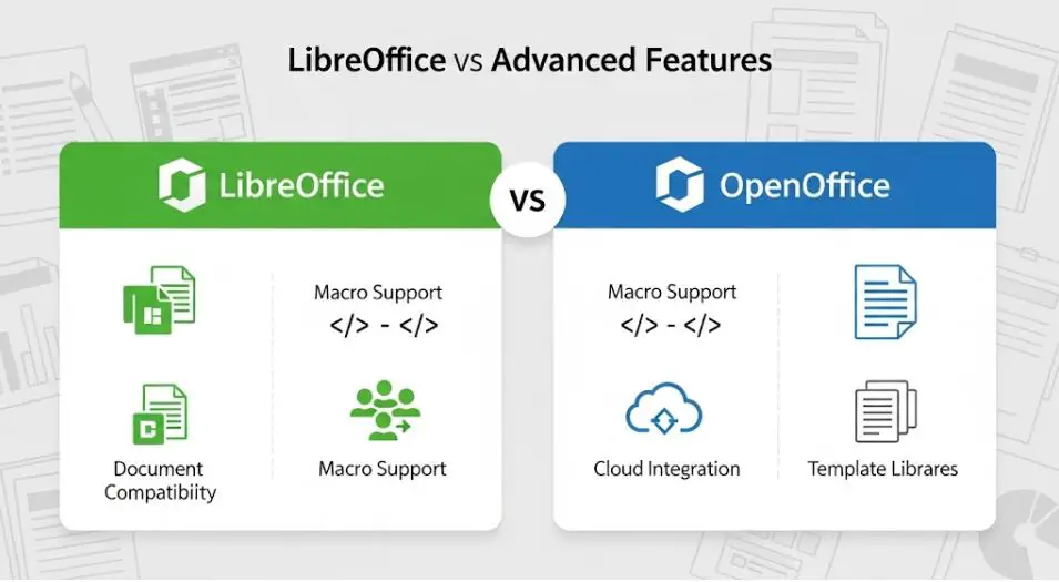 LibreOffice vs OpenOffice Advanced Features
