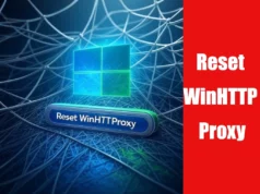 Reset WinHTTP Proxy setting featured image