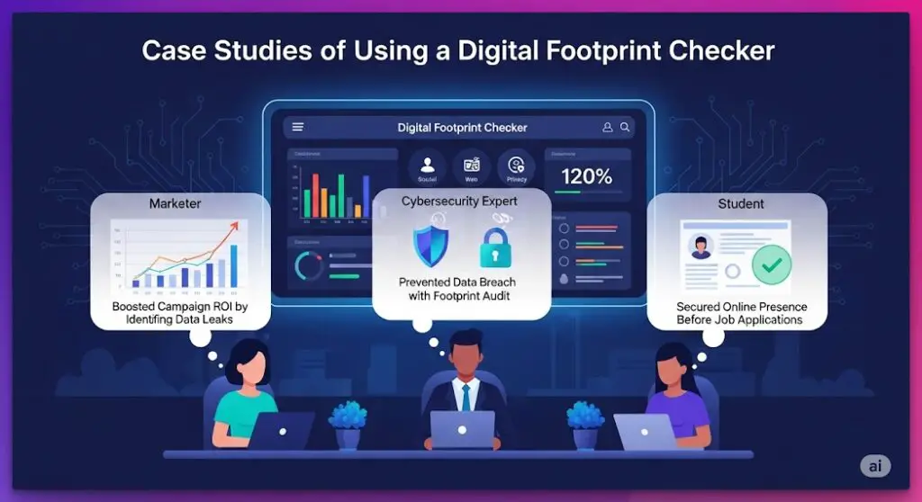 Case Studies of Using a Digital Footprint Checker