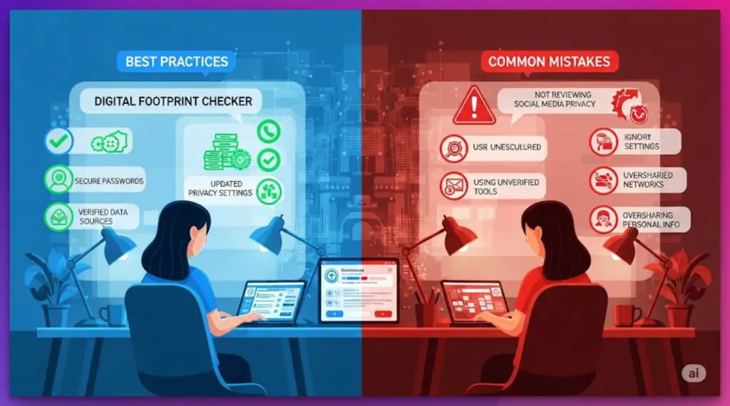 Common Mistakes to Avoid When Using a Digital Footprint Checker