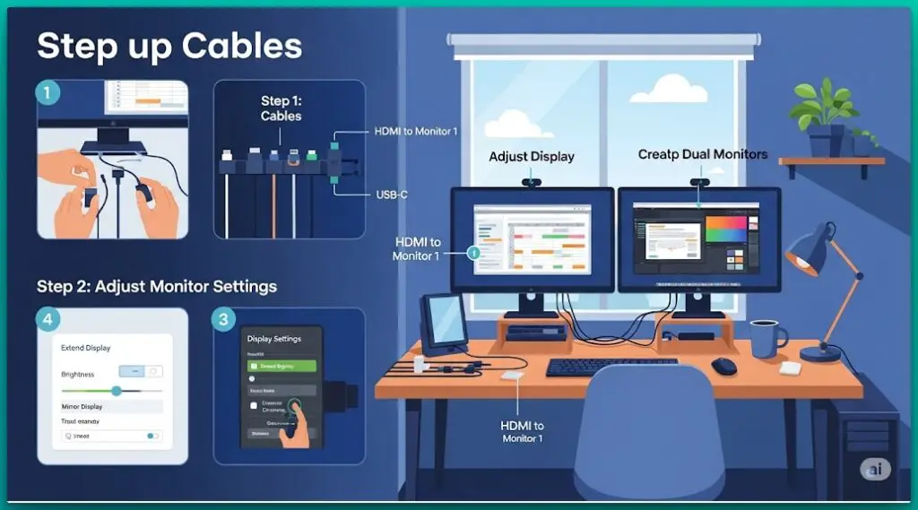 How to Set Up Your Dual Monitors