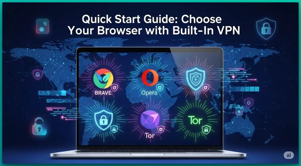 Choose Your Browser with Built-In VPN