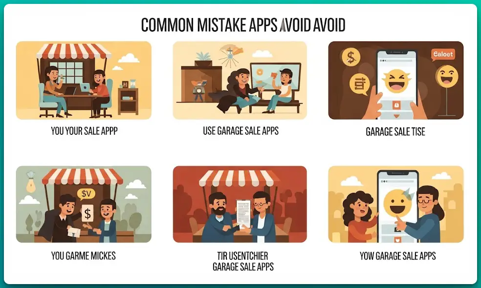 Common Mistakes to Avoid When Using Garage Sale Apps
