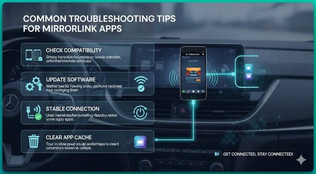 Common Troubleshooting Tips for MirrorLink Apps