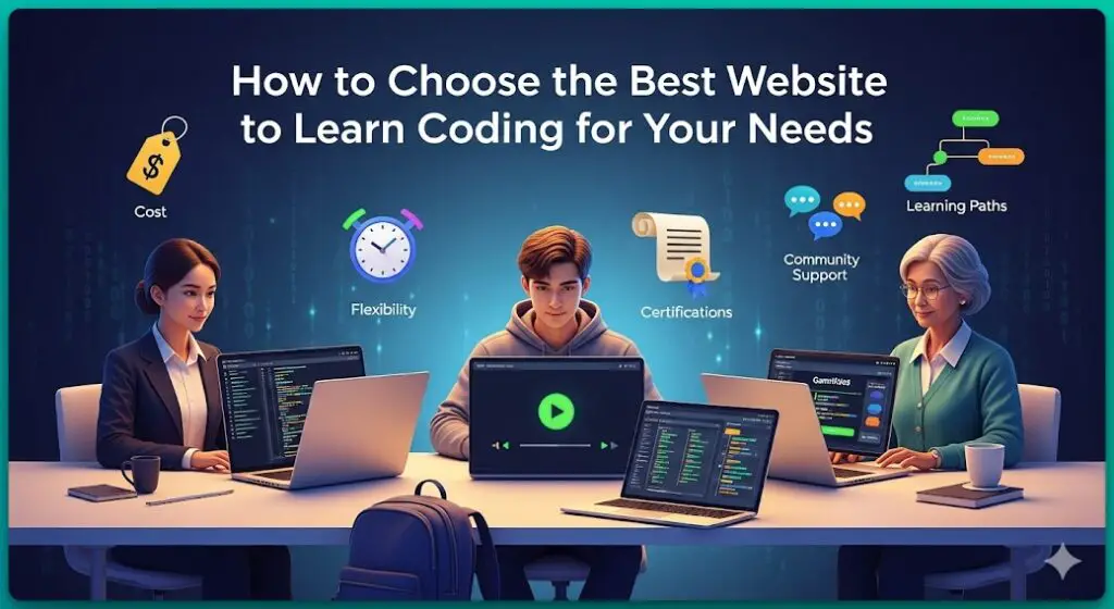 How to Choose the Best Website to Learn Coding for Your Needs