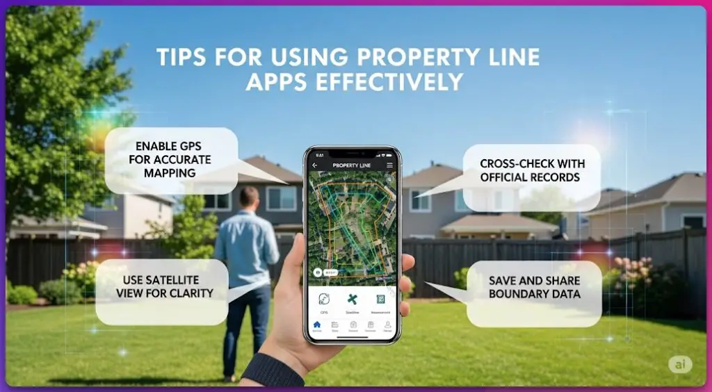 Tips for Using Property Line Apps Effectively