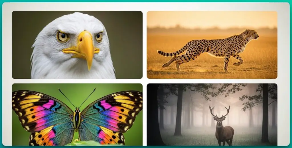 sample wildlife photos taken with Sony a6700 camera