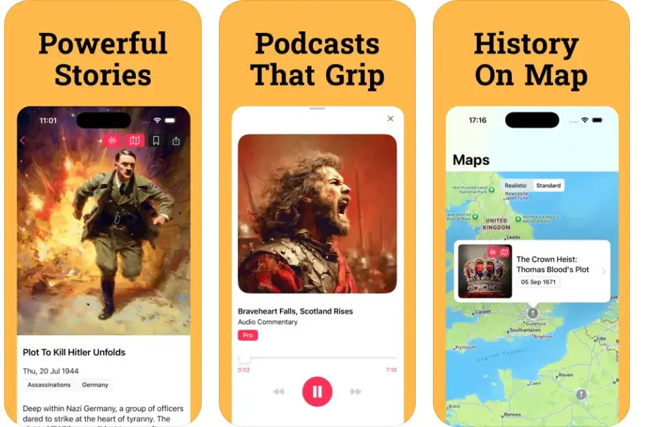 Daily Bites in the Best History Apps