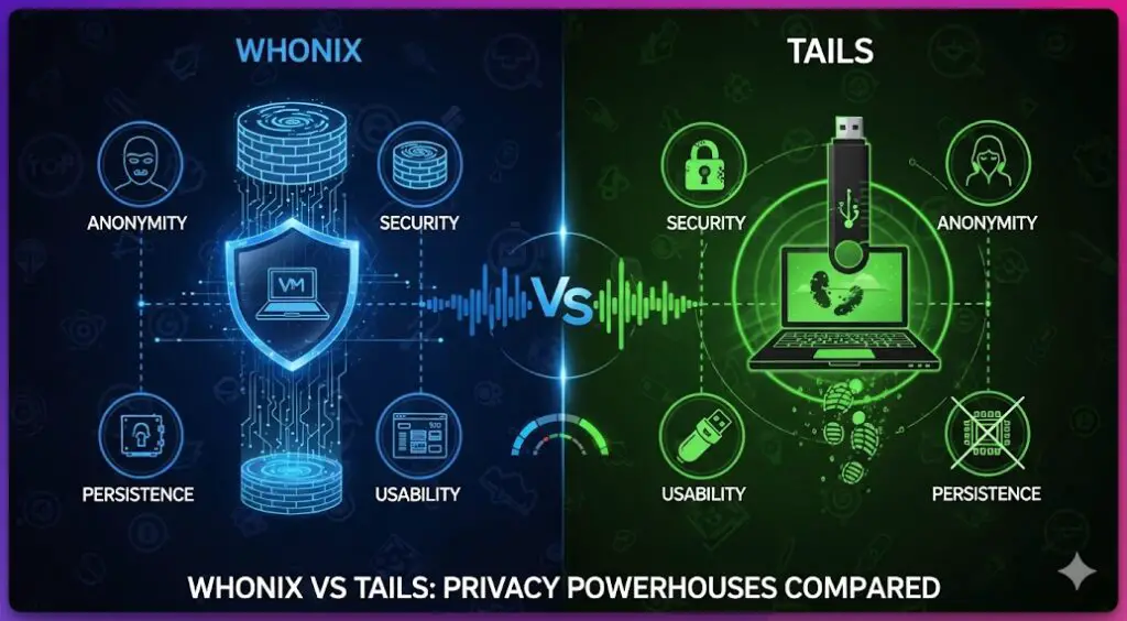 Whonix vs Tails- Head-to-Head on Core Pillars